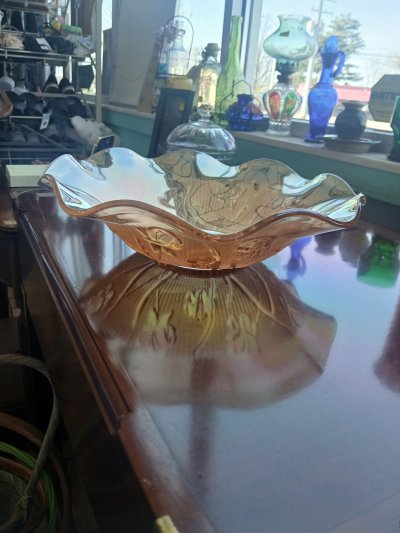 Vintage Carnival Glass Bowl