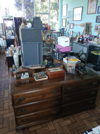 Walnut Bedroom Dresser Mid-century